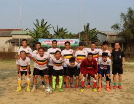 Hình ảnh Khai mạc và trận đấu khai mạc giải bóng đá liên xóm lần 2 MỪNG CHÚA PHỤC SINH