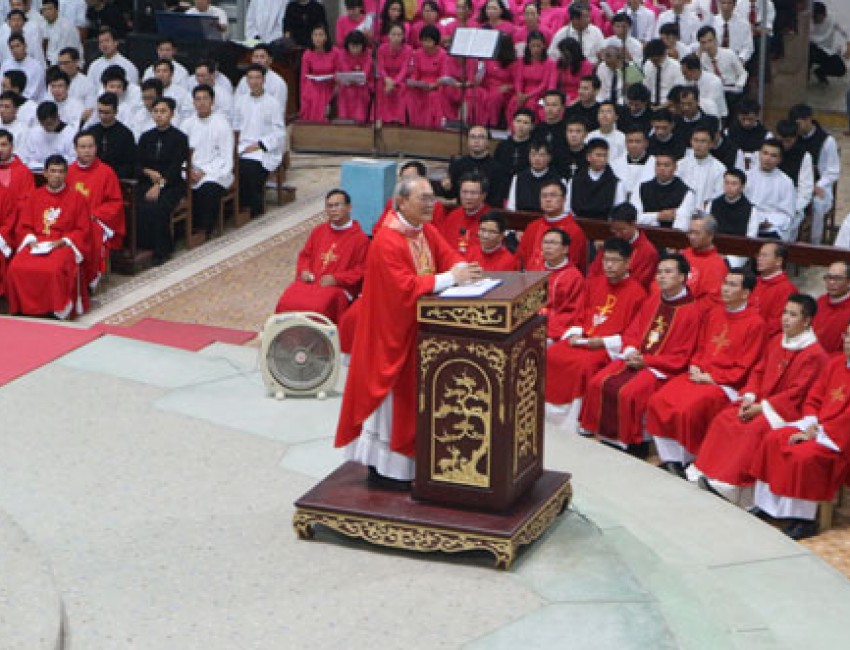 Bài giảng trong Thánh Lễ Khai Mạc Năm Thánh tôn vinh Các Thánh Tử Đạo Việt Nam tại TGP Huế