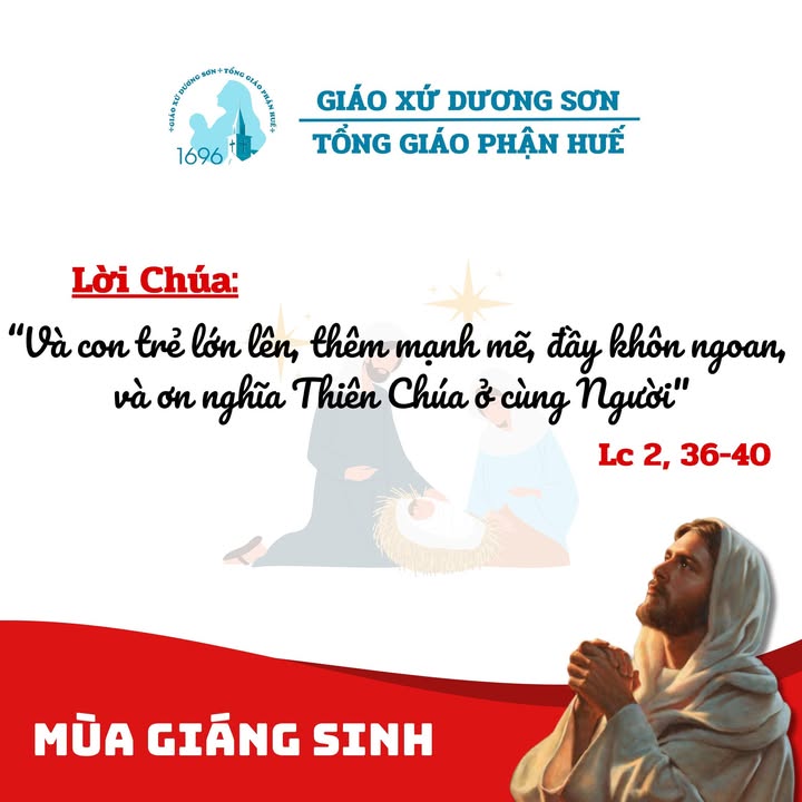 30.12 - NGÀY THỨ 6 TRONG TUẦN BÁT NHẬT GIÁNG SINH