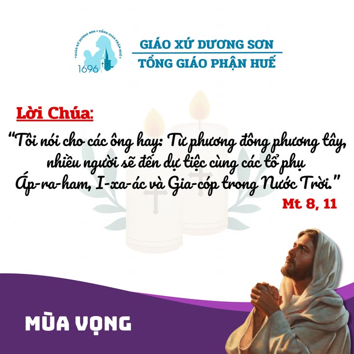 THỨ 2, TUẦN I MÙA VỌNG