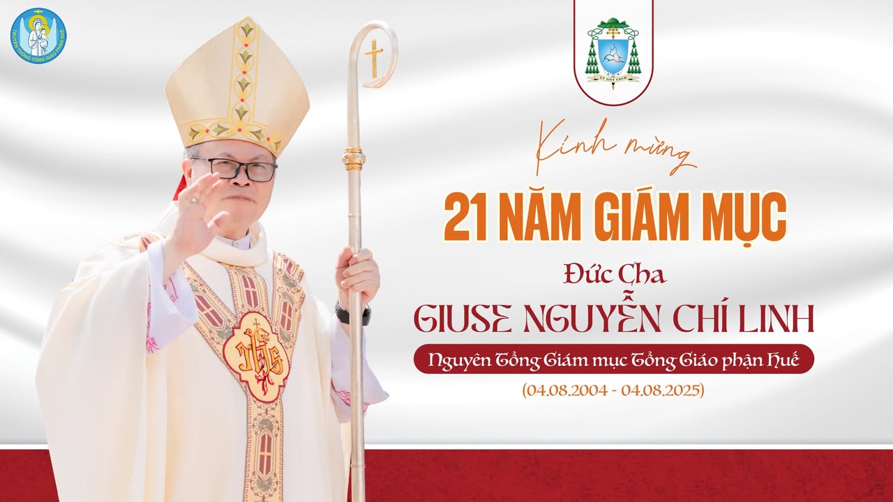 KÍNH MỪNG 21 NĂM GIÁM MỤC