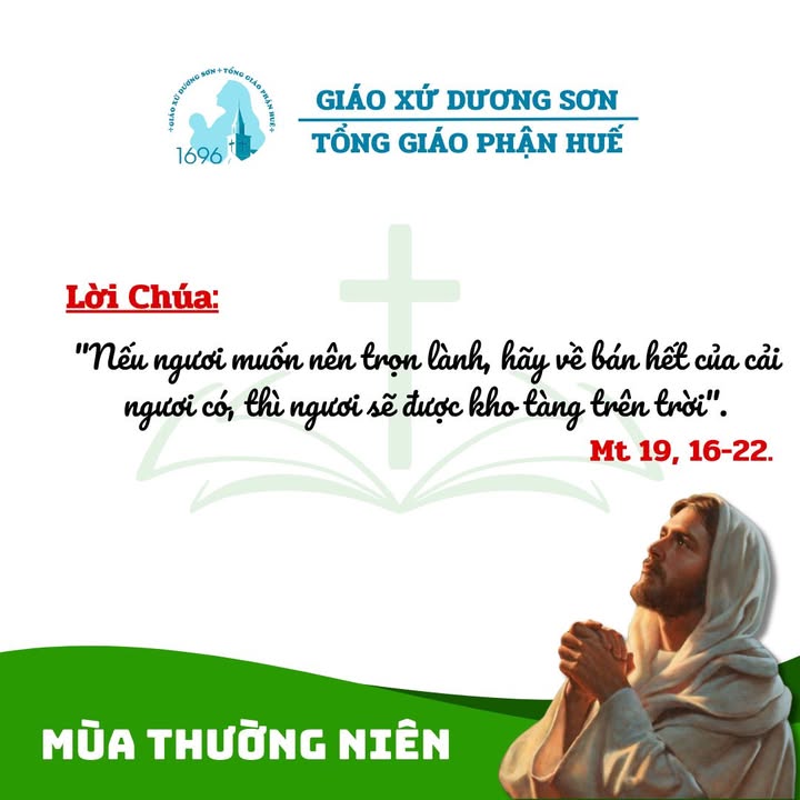 THỨ HAI TUẦN XX MÙA THƯỜNG NIÊN