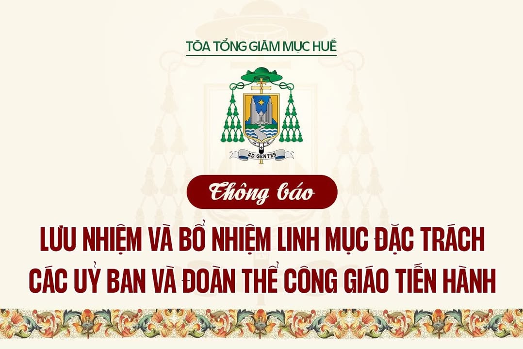 GIÁO XỨ DƯƠNG SƠN XIN HÂN HOAN CHÚC MỪNG CHA QUẢN XỨ GIUSE ĐÃ ĐƯỢC BỔ NHIỆM ĐẶC TRÁCH UỶ BAN BÁC ÁI XÃ HỘI (CARITAS)