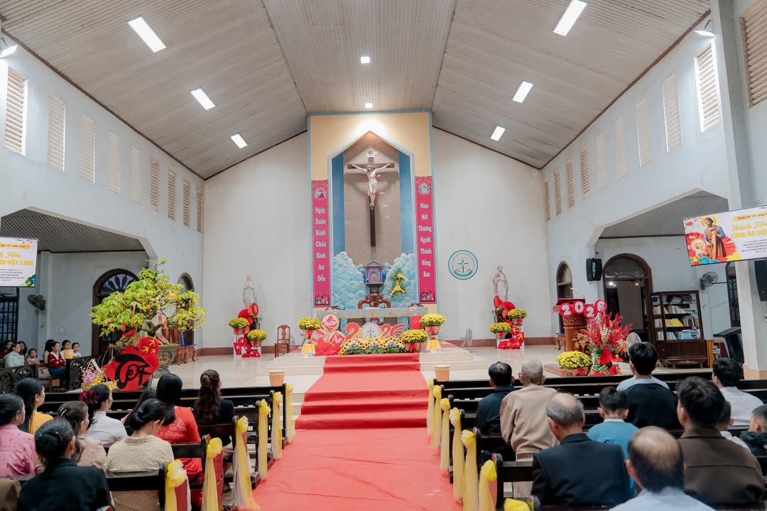 HÌNH ẢNH:  THÁNH LỄ THÁNH HOÁ CÔNG ĂN VIỆC LÀM - MÙNG BA TẾT