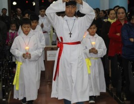 Hình ảnh Thánh lễ đêm Giáng Sinh Gx Dương Sơn