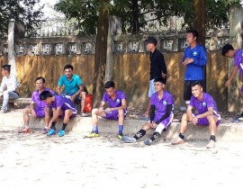 Hình ảnh trận thứ 2 của đội bóng Giáo xứ Dương Sơn tham gia giải bóng đá Hiệp nhất II (4/3/2018)